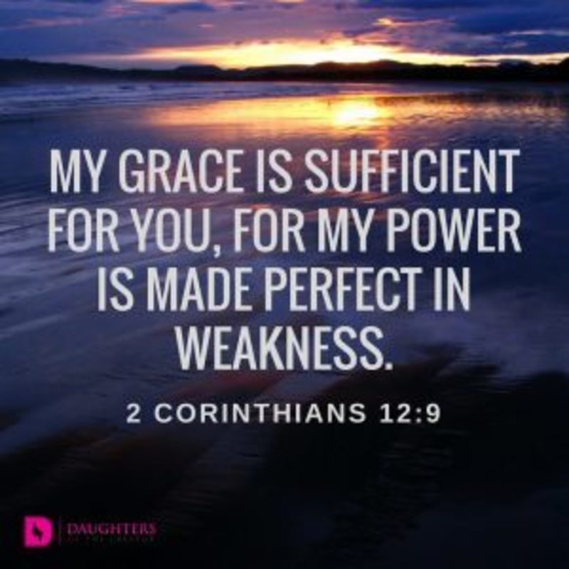 Strength made perfect in weakness